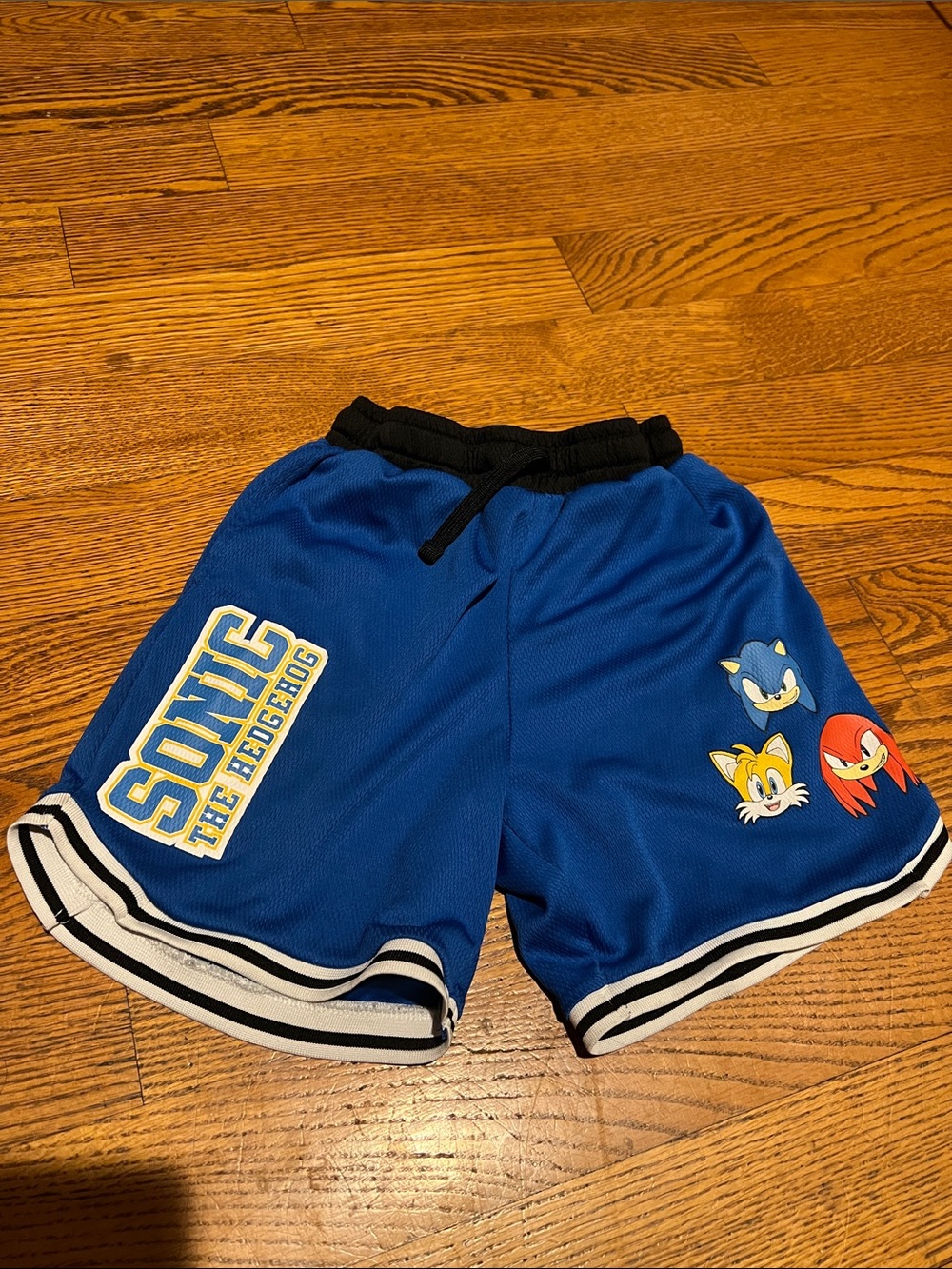 Sonic the Hedgehog Blue Kids Athletic Shorts